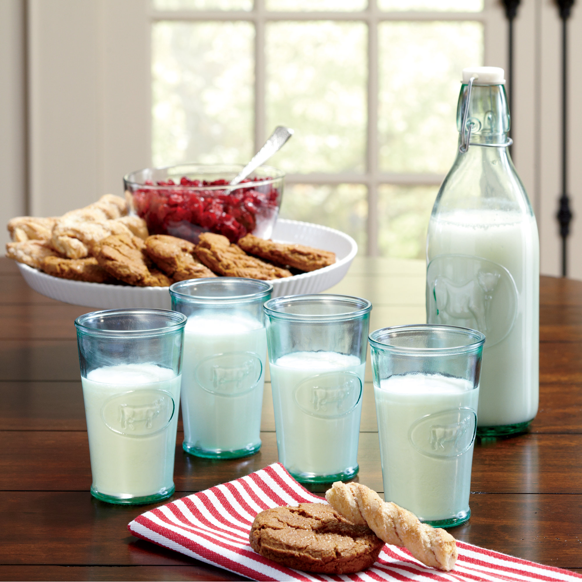 Pure Glass Milk Carafe & Reviews Birch Lane